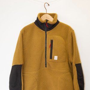 Topo Designs Fleece - Mustard - Like New